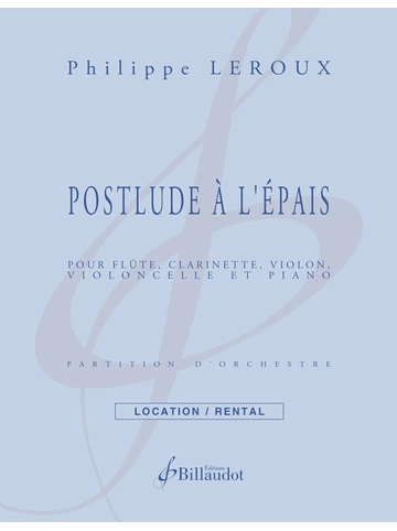 Postlude à l’épais Visuell